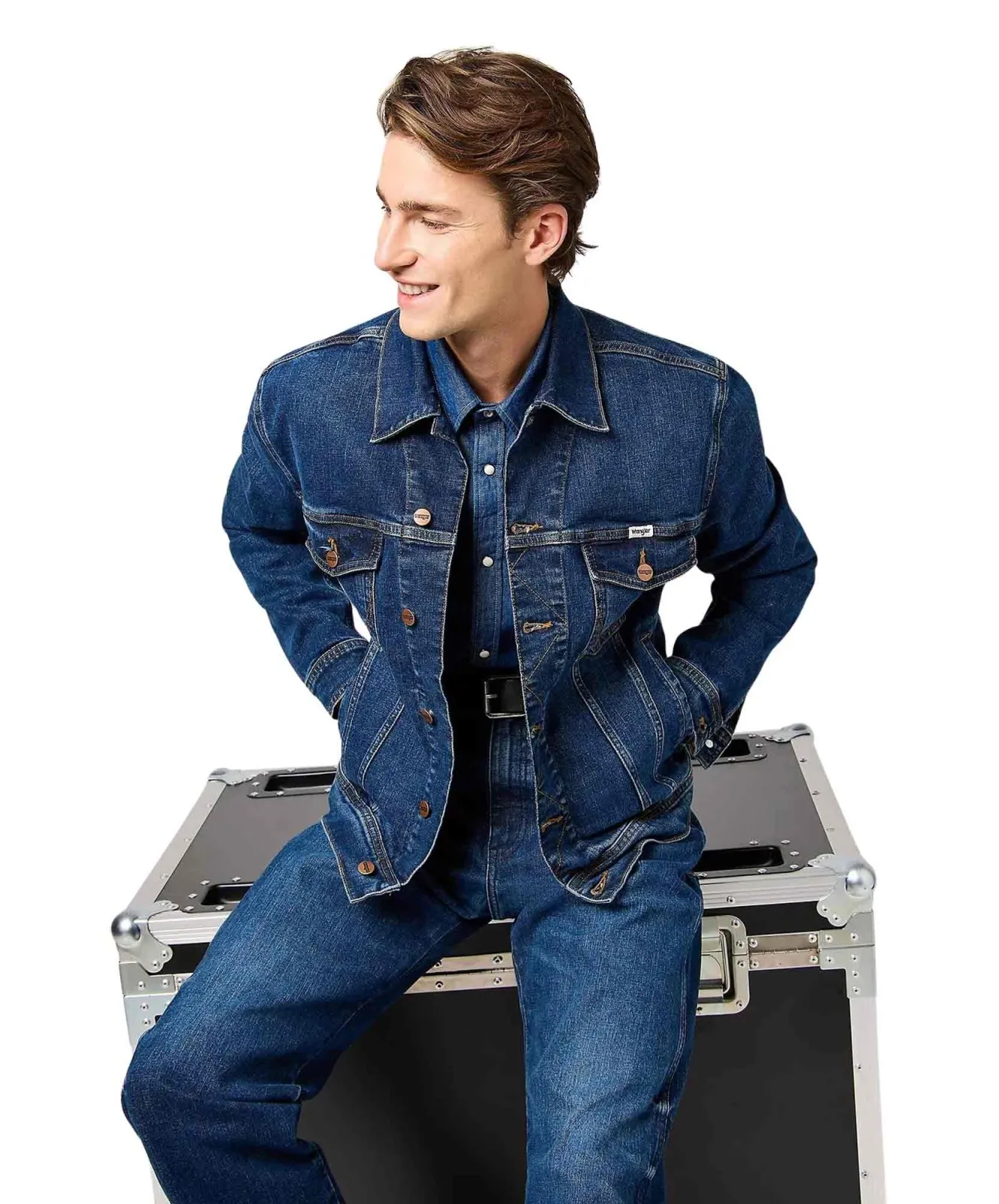 Herren Jacke Classic Denim Jacket von Wrangler in Meadow Haze