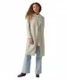 Damen Jacke Fortuneaya Long Coat von Vero Moda in Oatmeal Melange