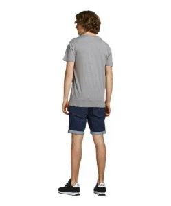 Jack & Jones Slim Fit T-Shirt Corp mit Logo in Light Grey