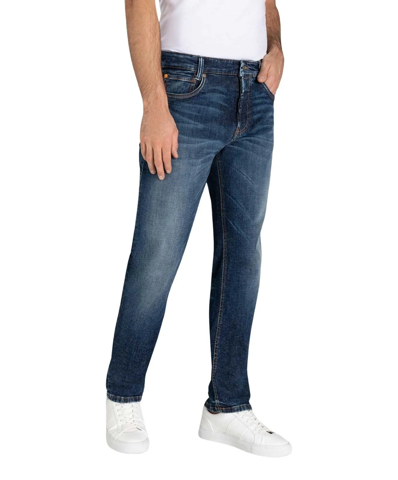 Herren Jeans Arne Pipe von MAC in Dark Blue 3D
