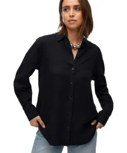 Vero Moda Hemdbluse Linn in Schwarz