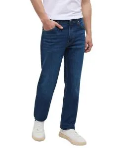 Mustang Tramper Straight Jeans in mittelblauer Used-Waschung