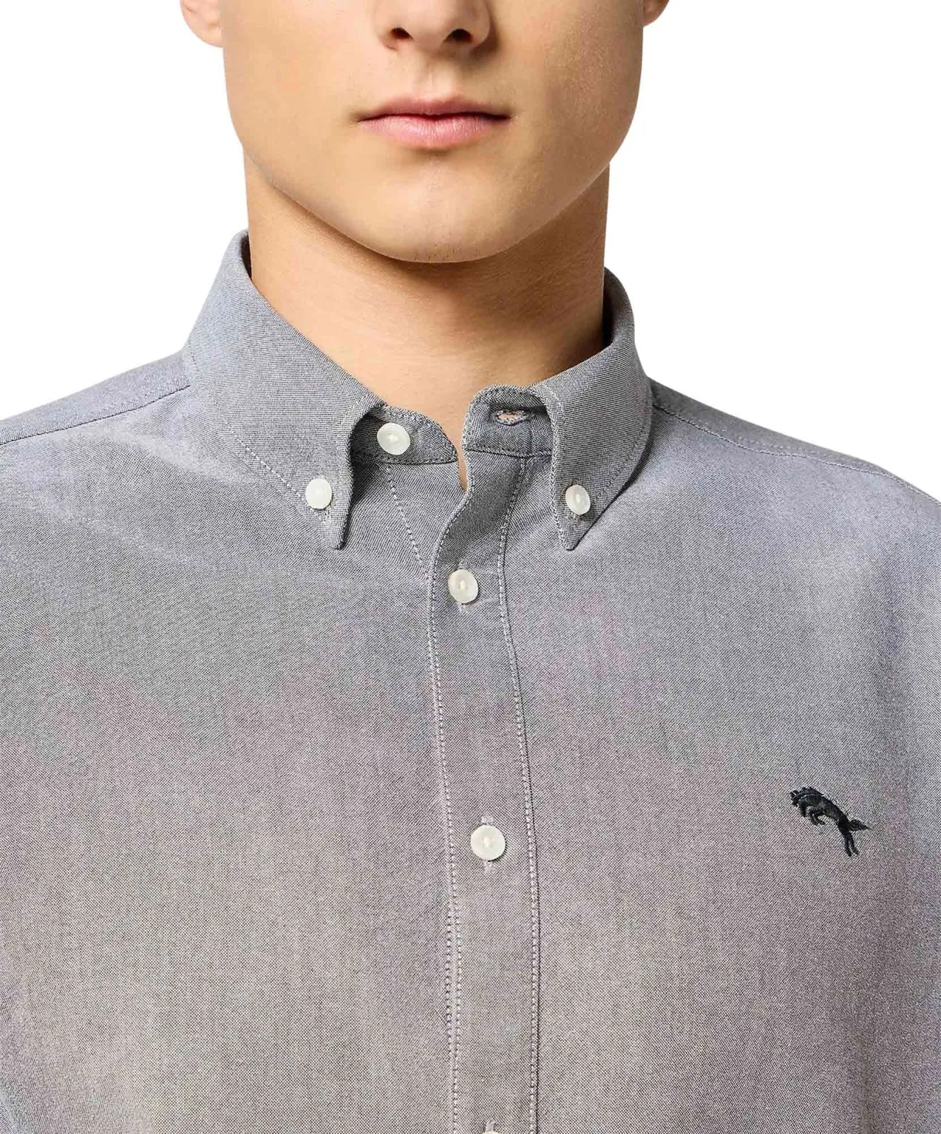 Herren Hemd Oxford Shirt von Wrangler in Dark Navy