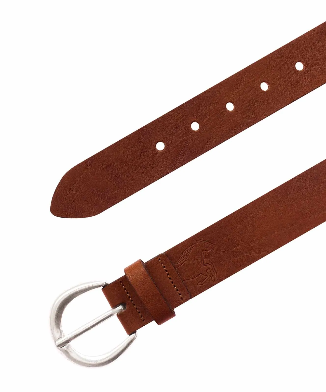 Damen Gürtel 35 mm Gürtel MW3092L22 von Mustang in Cognac