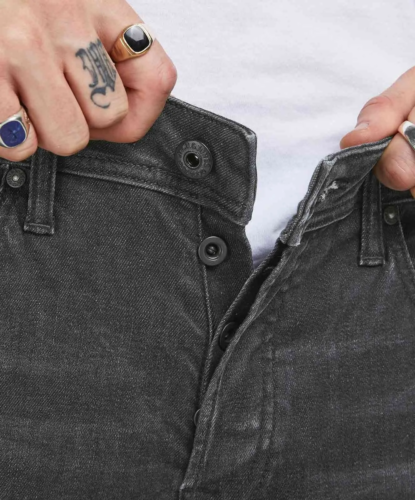 Herren Jeans Tim Original von Jack & Jones in Grey Denim