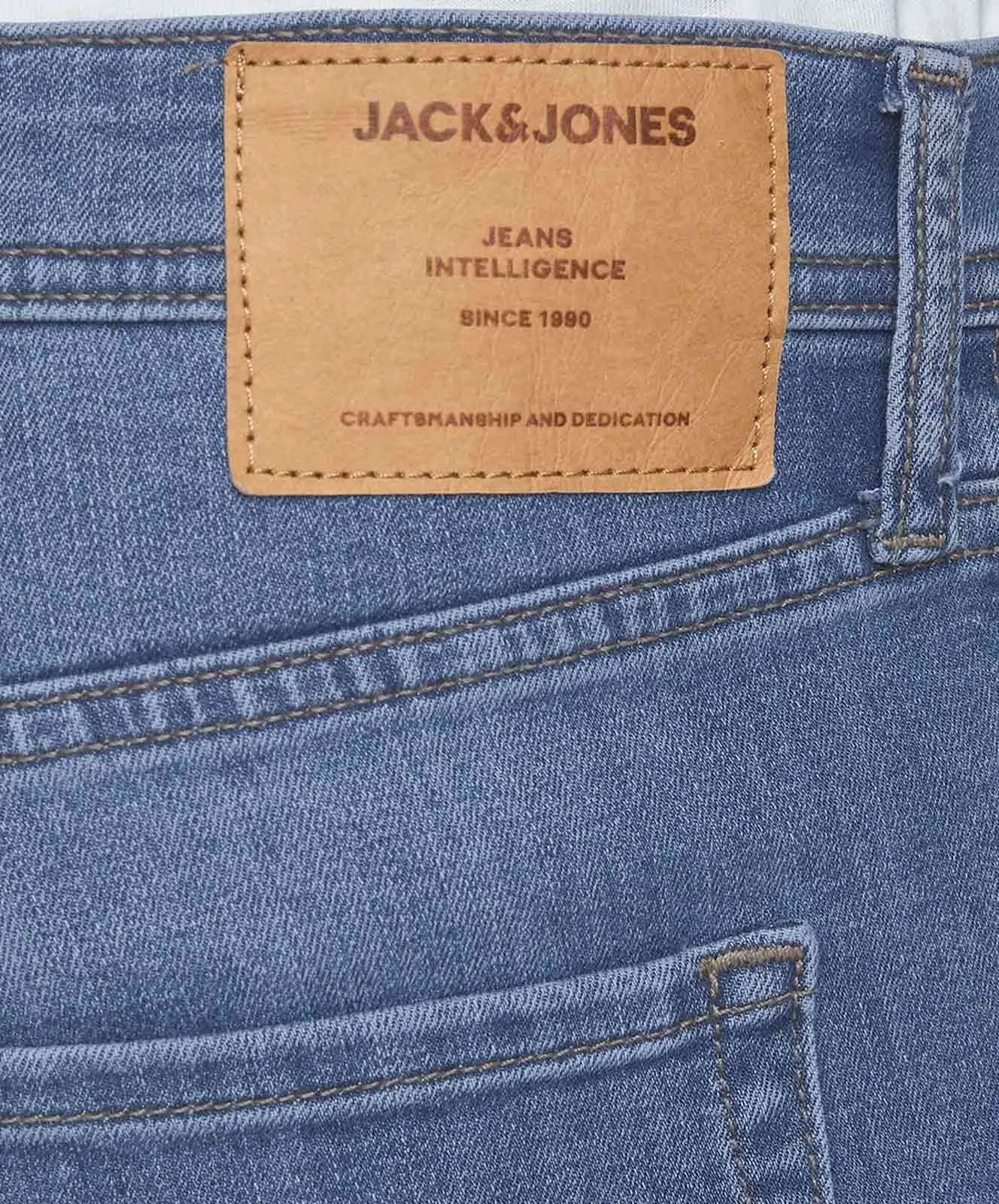 Herren Jeans Glenn Fox von Jack & Jones in Blue Denim