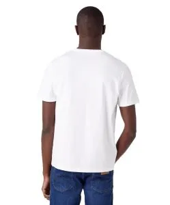 Wrangler T-Shirt Tee in Weiß im 2 Vorteilspack