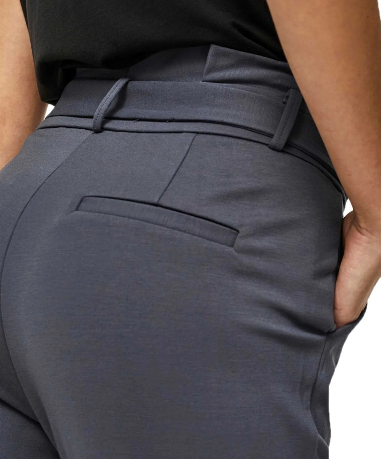 Damen Hose Eva Paperbag von Vero Moda in Ombre Blue