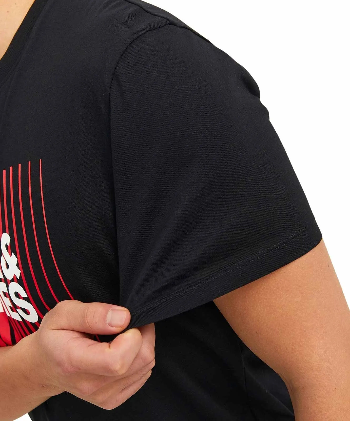 Herren Shirt Corp Logo Tee von Jack & Jones in Black