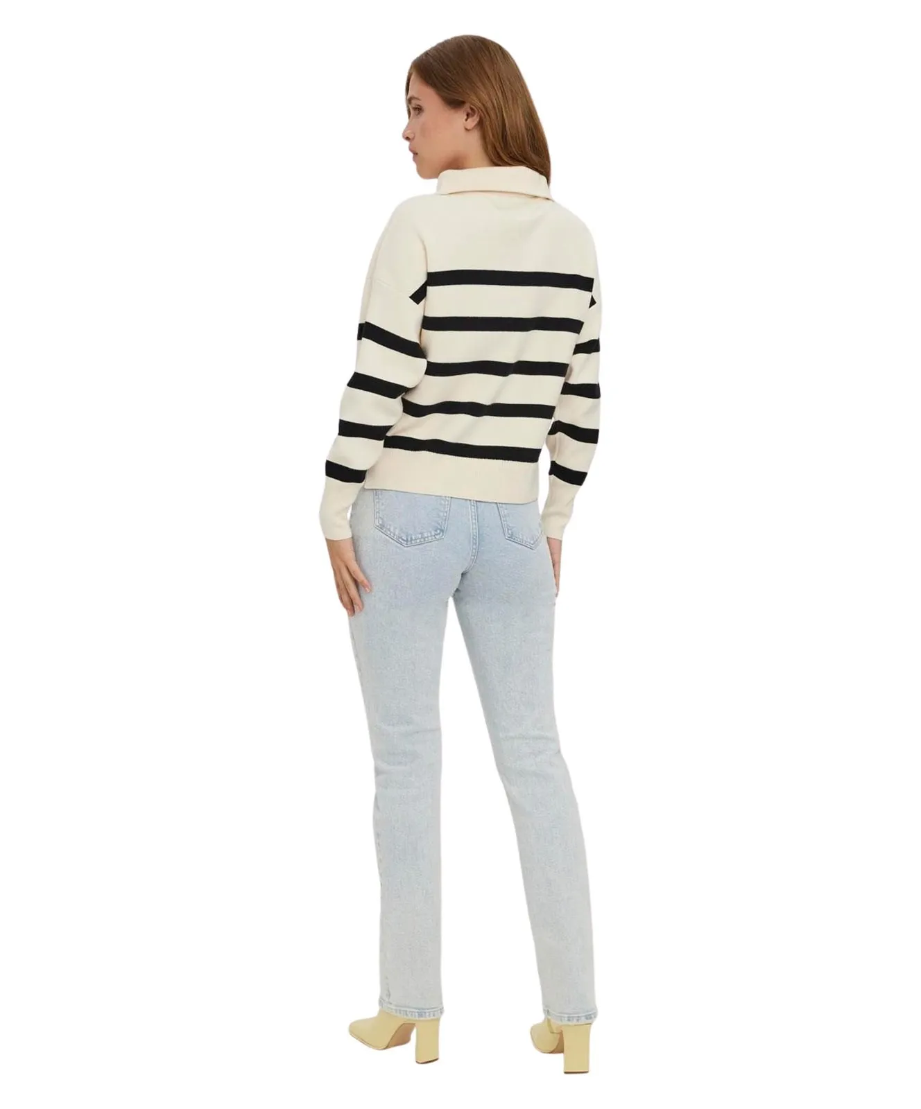 Damen Pullover Saba von Vero Moda in Birch BLACK