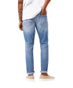 Garcia Maurizio Dad Fit Jeans in hellblauer Waschung
