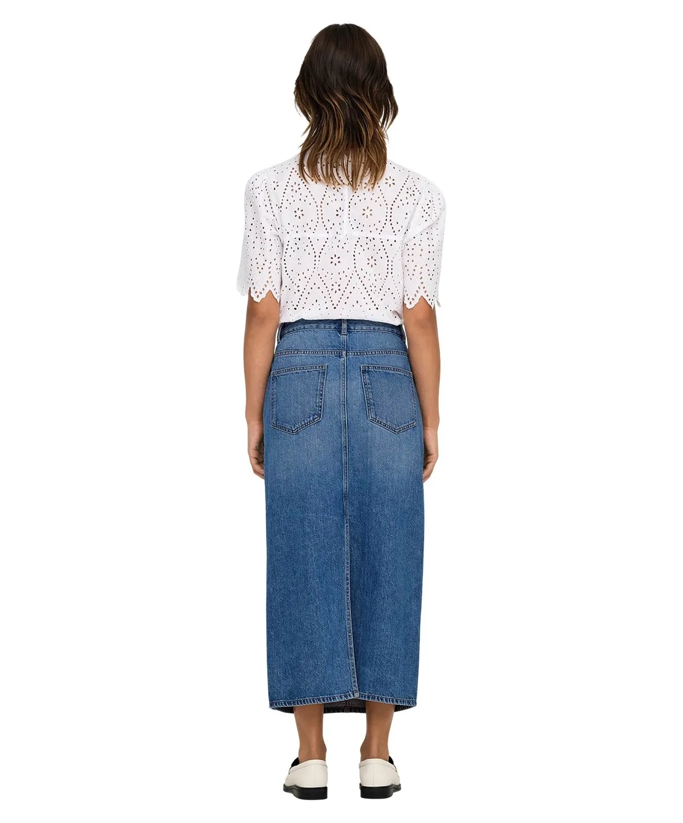Damen Rock Lumi von Only in Medium Blue