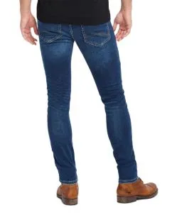 Mustang Herren Jeans Oregon Tapered Fit in Blue Dark