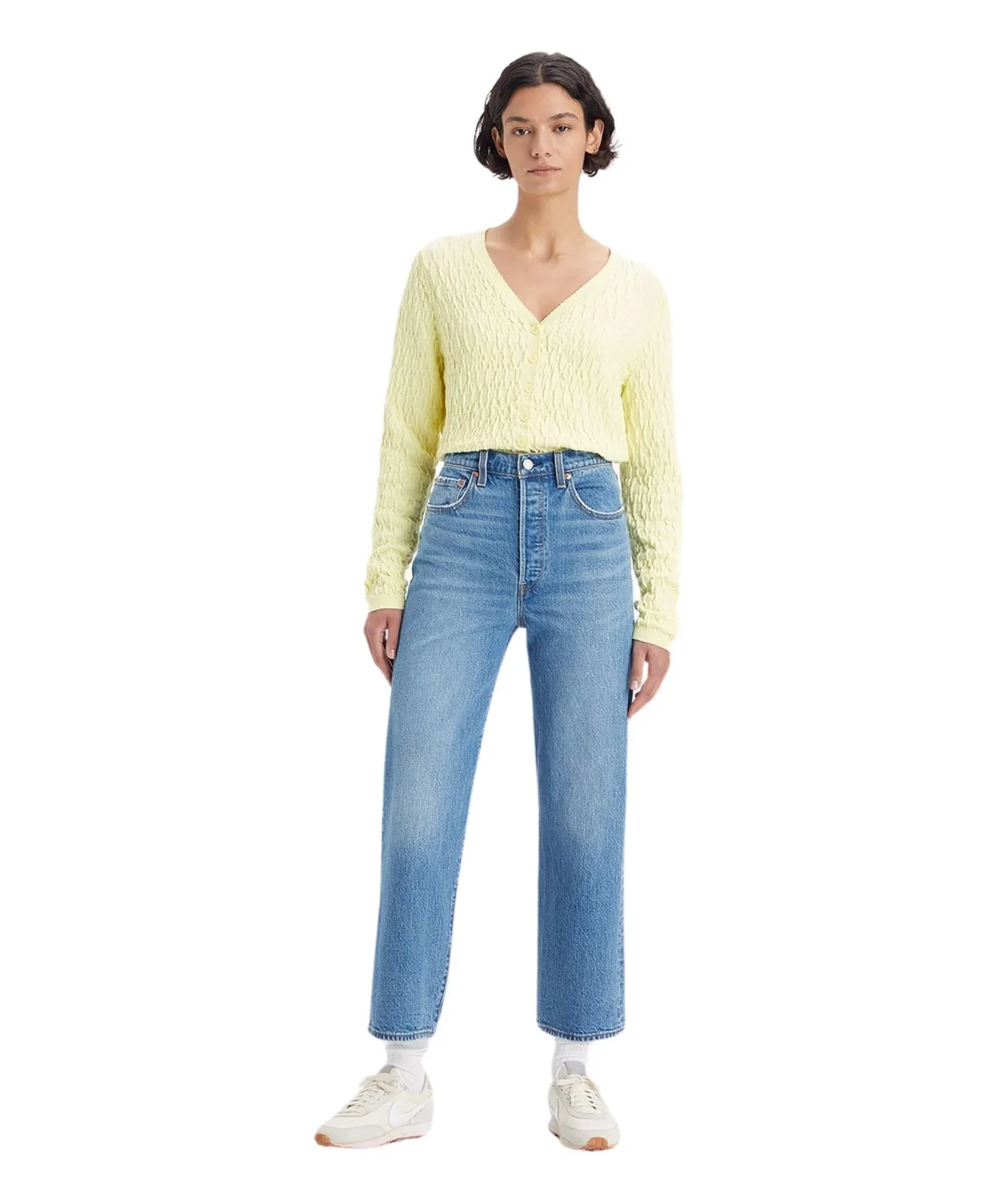 Damen Jeans Ribcage Straight Ankle von Levis in Dance Around