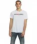 Herren Shirt Corp Logo Tee von Jack & Jones in White