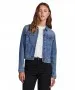 Damen Jacke Oia von Pieces in Medium Blue