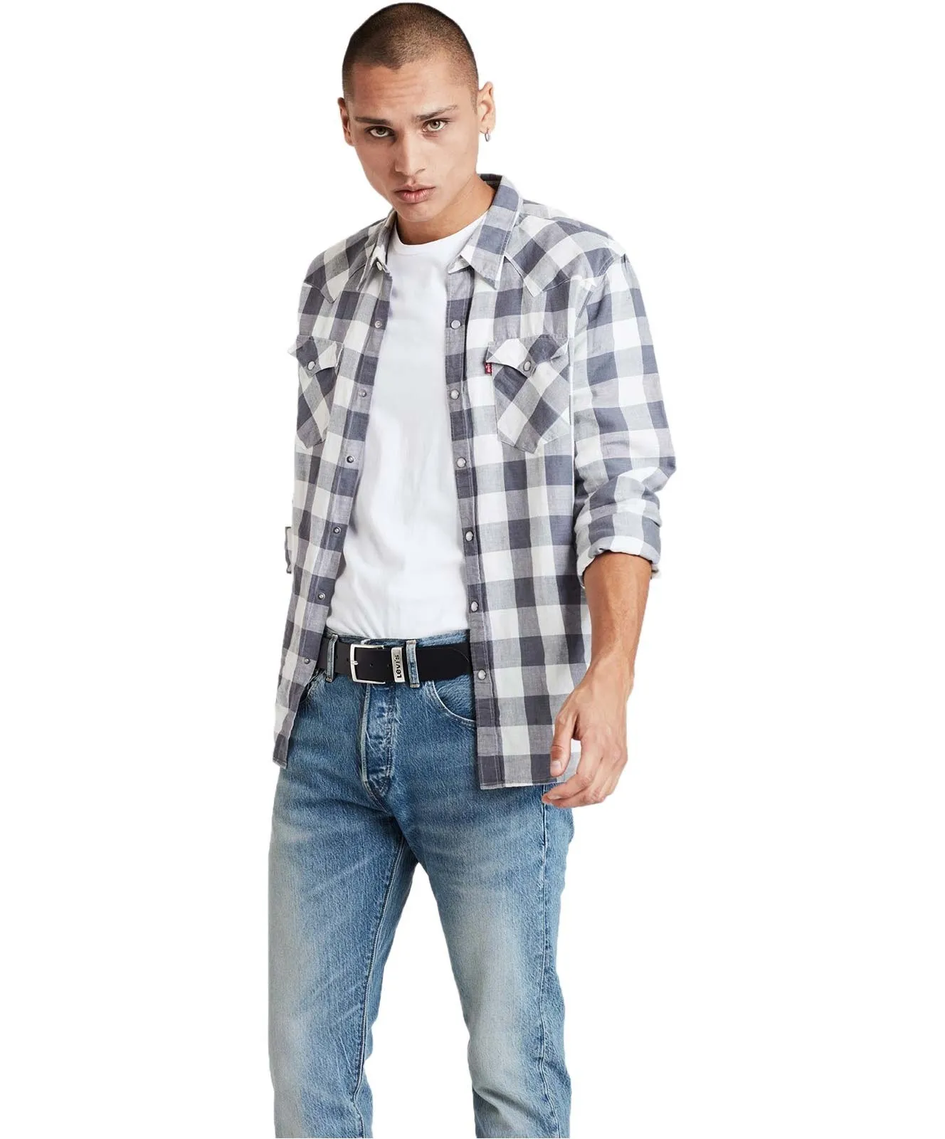 Herren Gürtel New Ashland von Levis in Regular Black