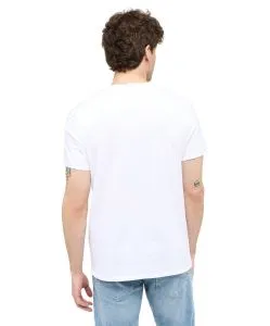 Mustang T-Shirt Allen 2er Pack in Weiß