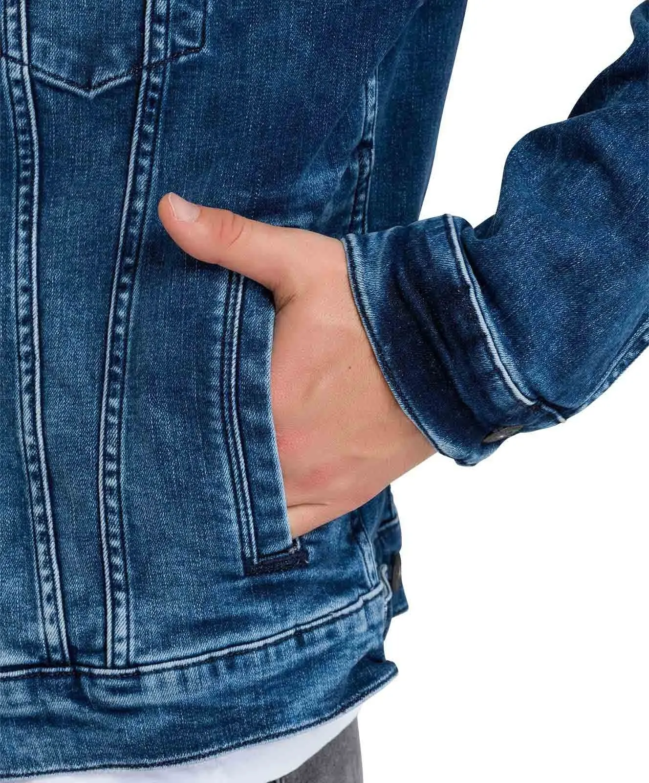 Herren Jacke A315 Jacket von Cross in Mid Blue
