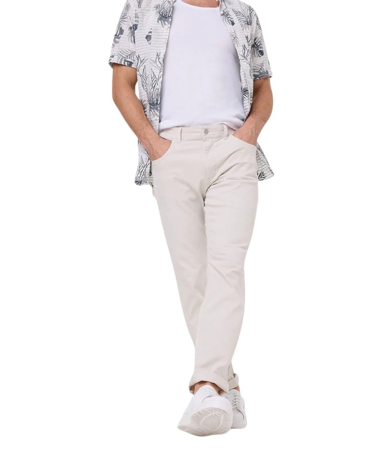 Herren Jeans Rando 1680 von Pioneer in Oatmeal