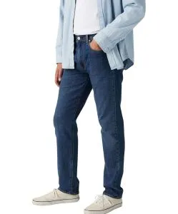 Levis 502 Taper Jeans in mittelblauer Waschung