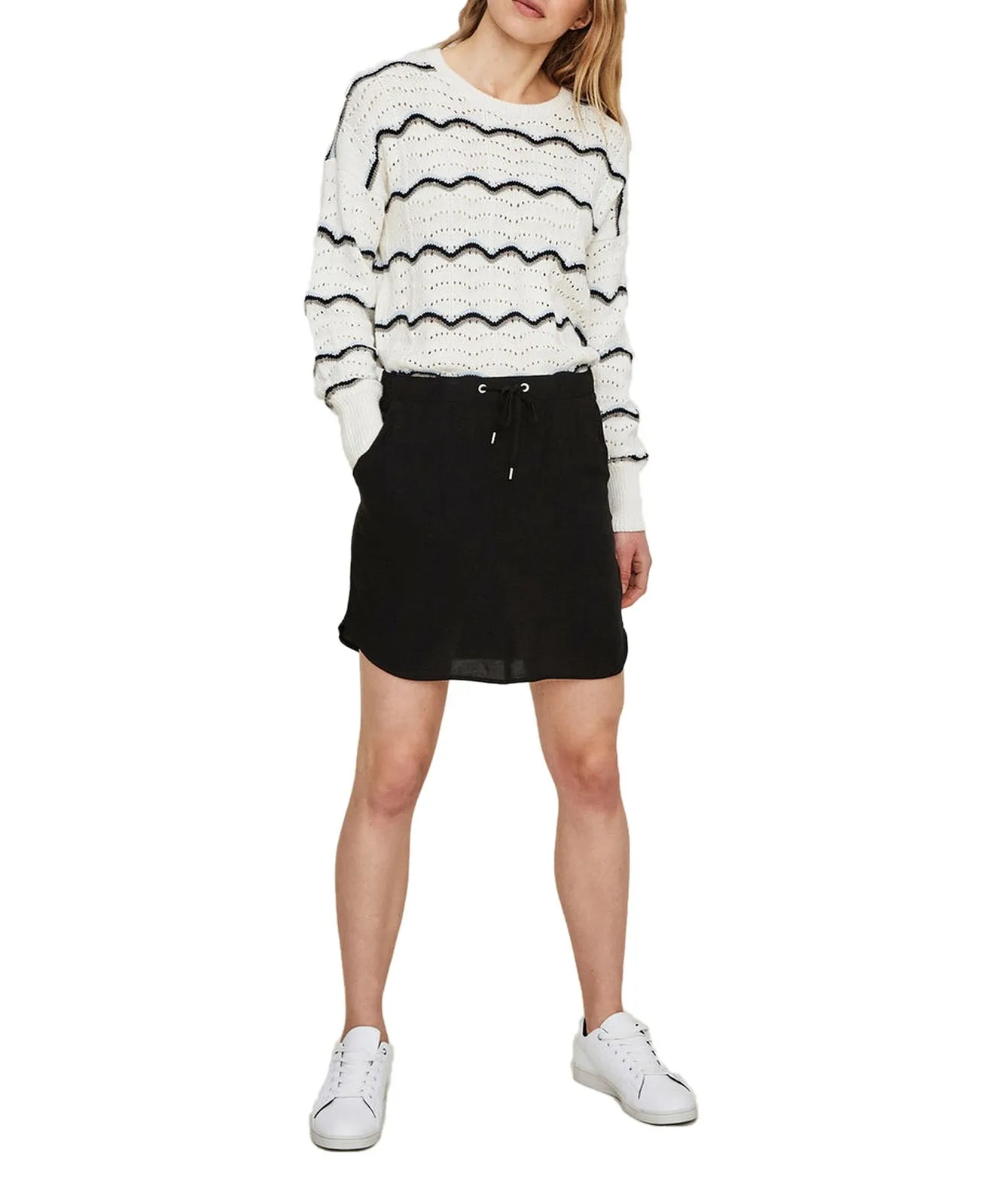 Damen Rock Boca Short von Vero Moda in Black
