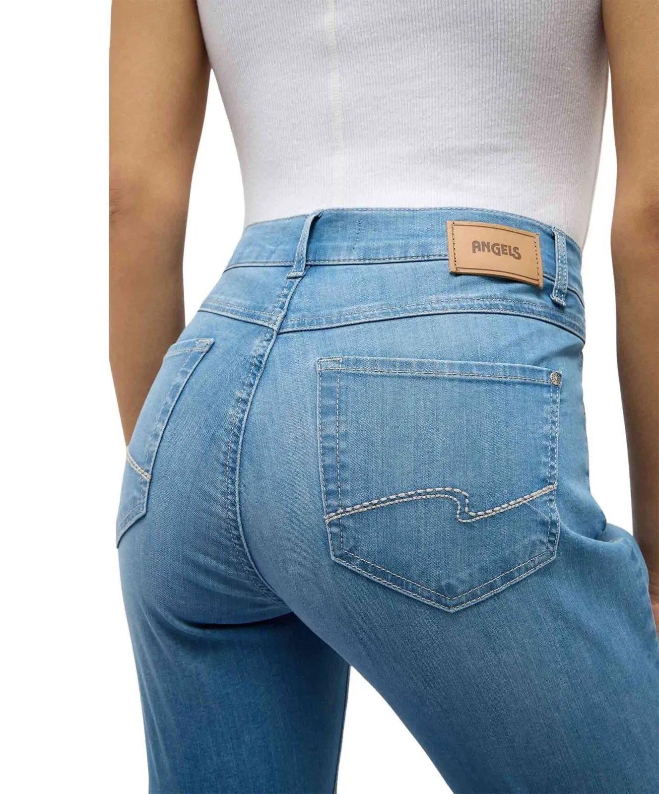 Damen Jeans Cici von Angels in Light Blue Used