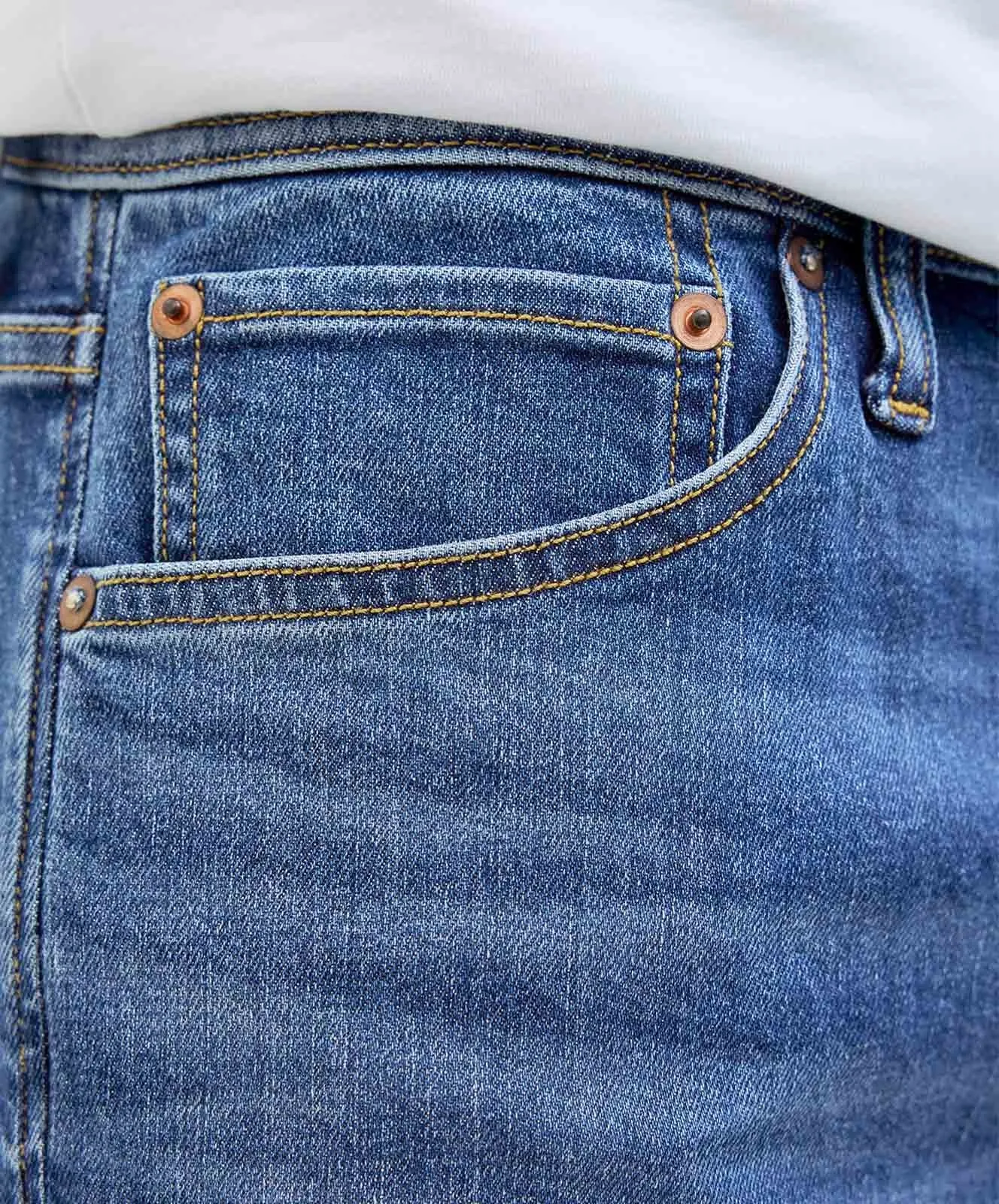 Herren Jeans Rick Original von Jack & Jones in Blue Denim