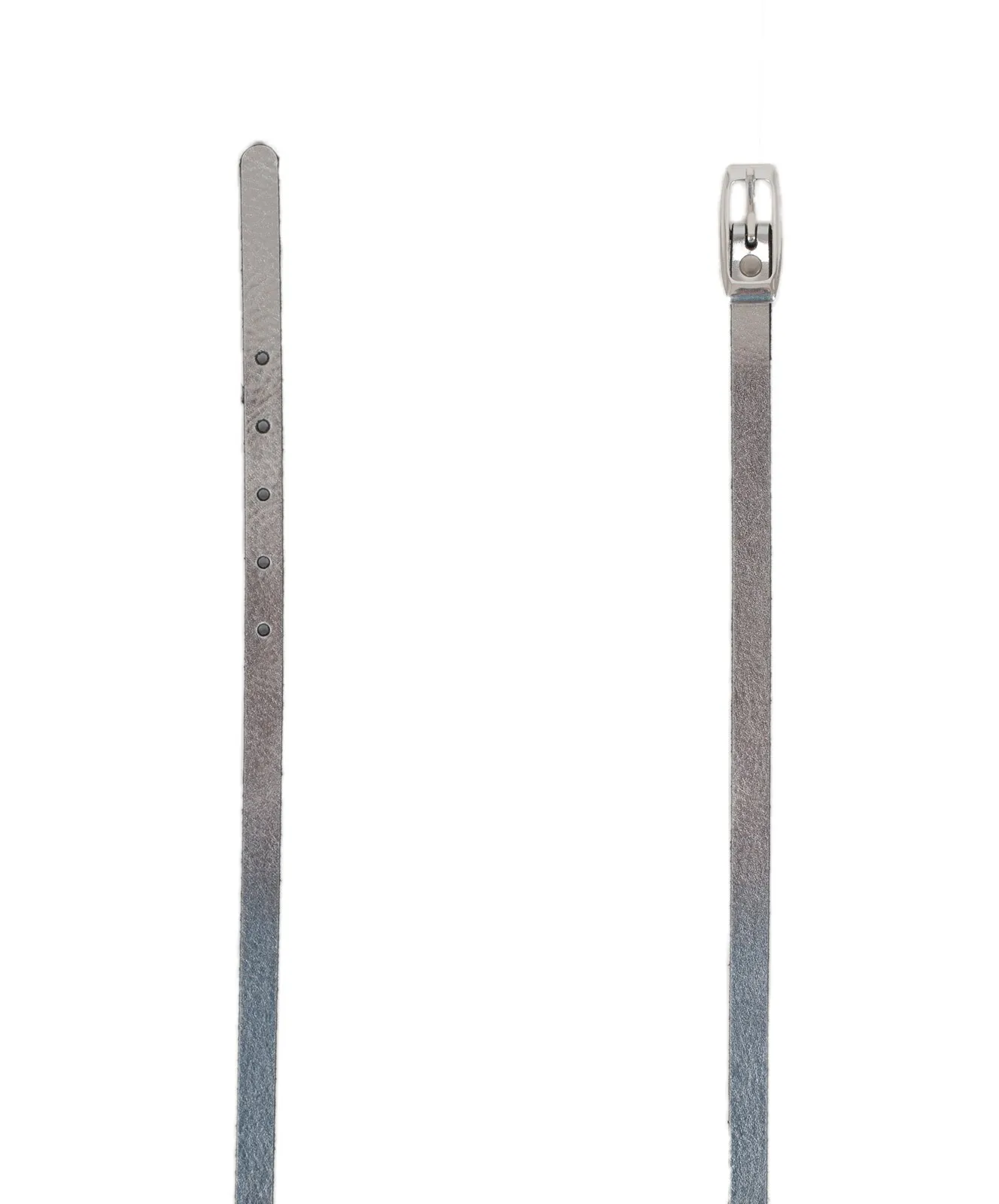 Damen Gürtel 1,5cm Nappaledergürtel von Bernd Götz in Silber