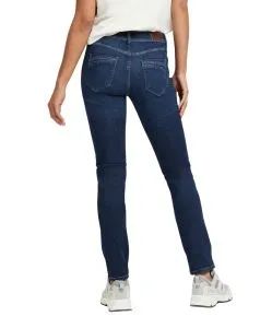 Cross Jeans Anya mit High Waist in mittelblauer Waschung
