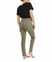 Damen Jeans Skinny Button von Angels in Dark Khaki Used