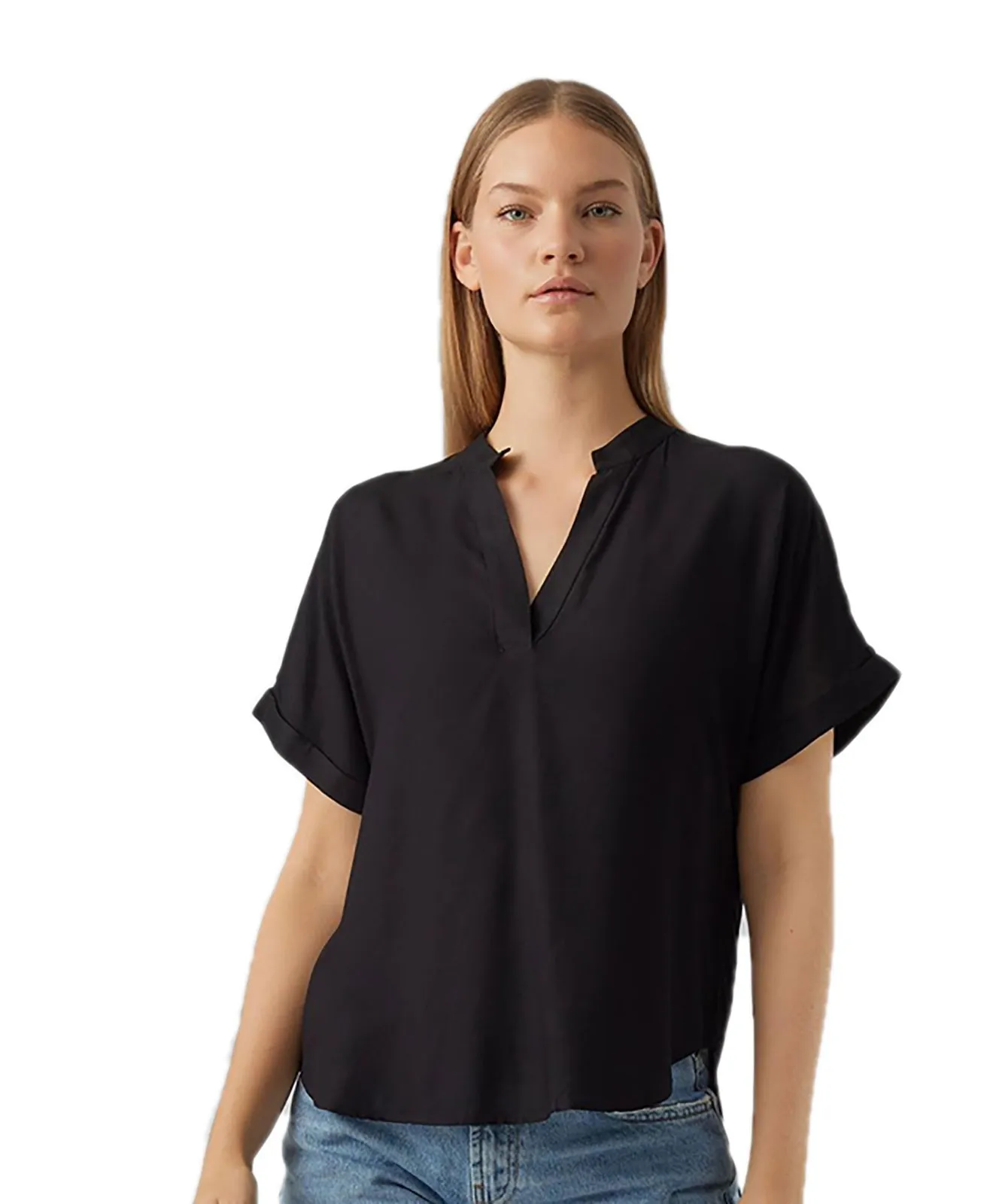 Damen Shirt Beauty von Vero Moda in Black