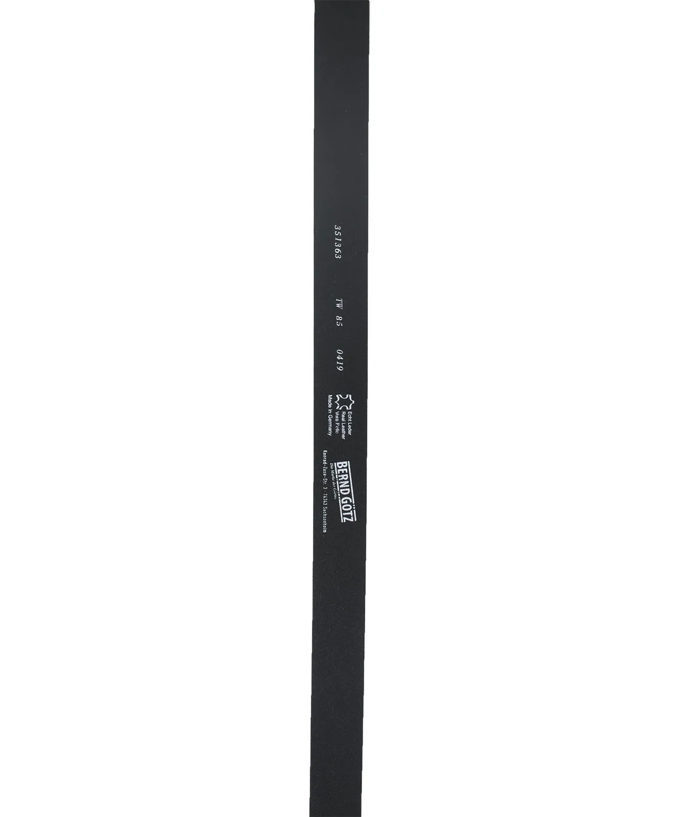 Damen Gürtel 3,5cm Velours Ledergürtel  von Bernd Götz in Marine