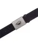 Herren Gürtel 40 mm Ledergürtel mit Schließe von Mustang in Black