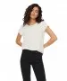 Damen Shirt Becca Plain von Vero Moda in Snow White