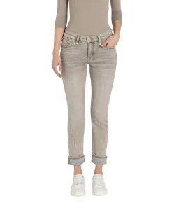MAC Rich Slim Jeans in Beigefarbener Waschung