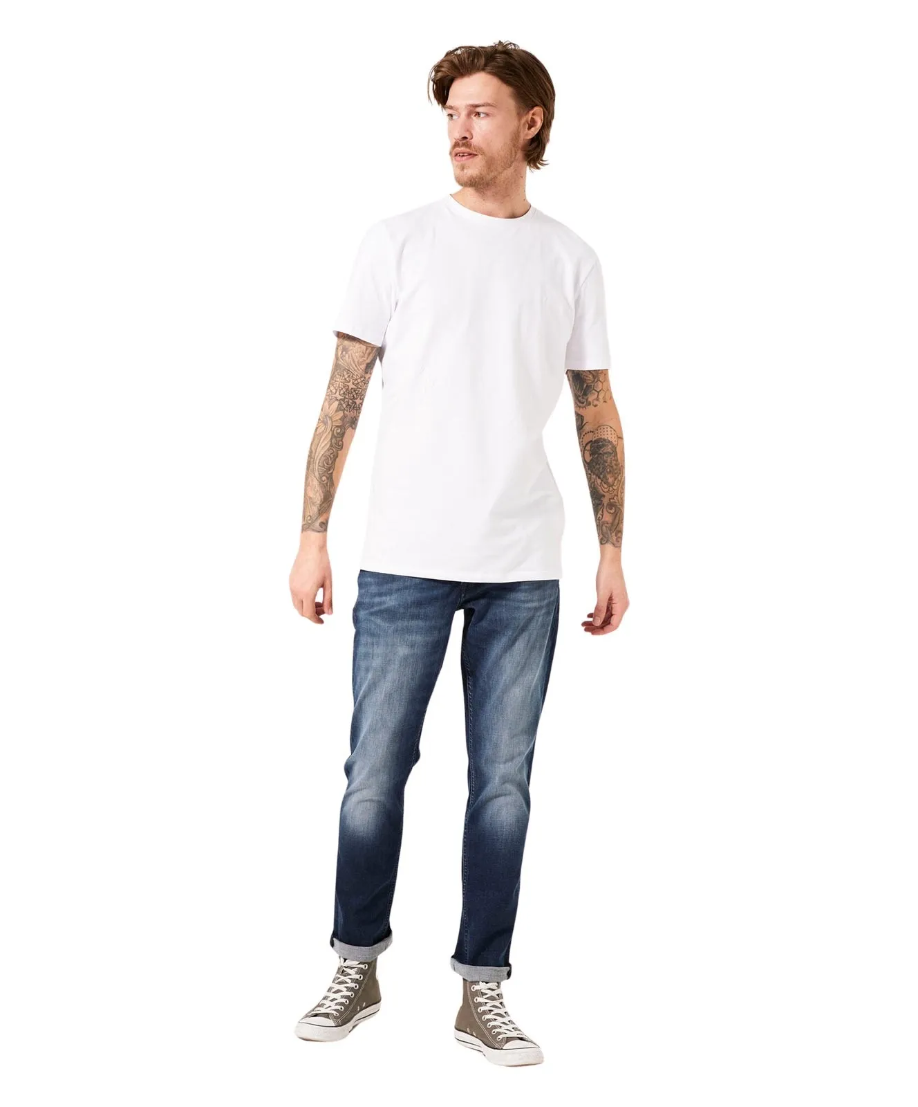 Herren Jeans Savio Slim von Garcia in Medium Used