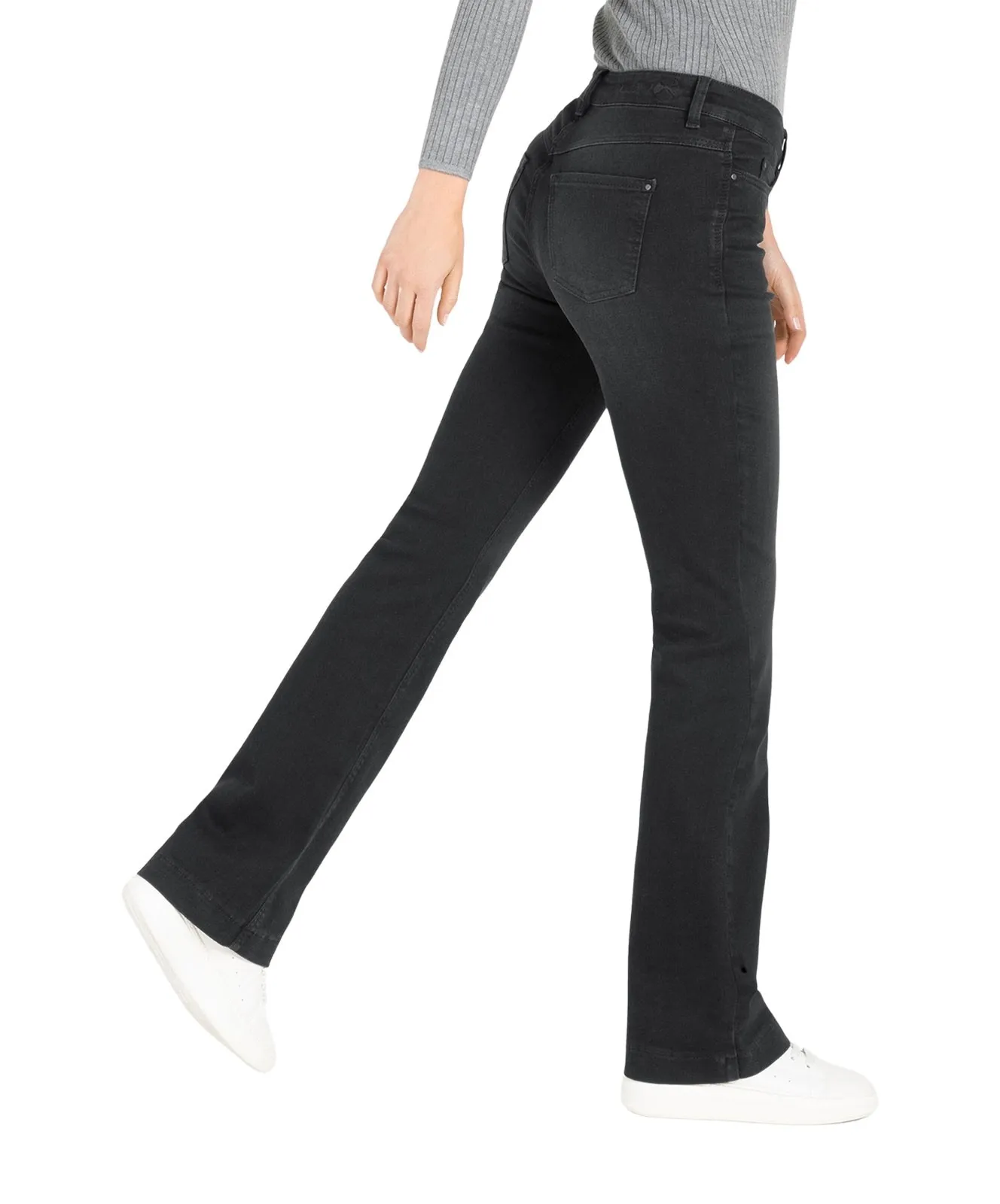 Damen Jeans Dream Boot Authentic von MAC in Black Used Wash