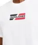 Herren Shirt Graphic Tee von Jack & Jones in White