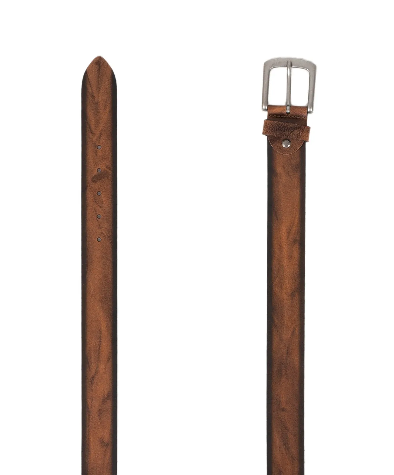 Herren Gürtel 4cm Büffel Ledergürtel von Bernd Götz in Braun