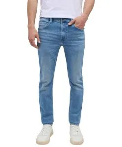 Mustang Oregon Slim fit Jeans in hellblauer Waschung