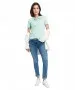 Damen Jeans Anya von Cross in Mid Blue Washed