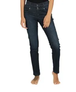 Angels Jeans Skinny Button in dunklem Dark Indigo Used