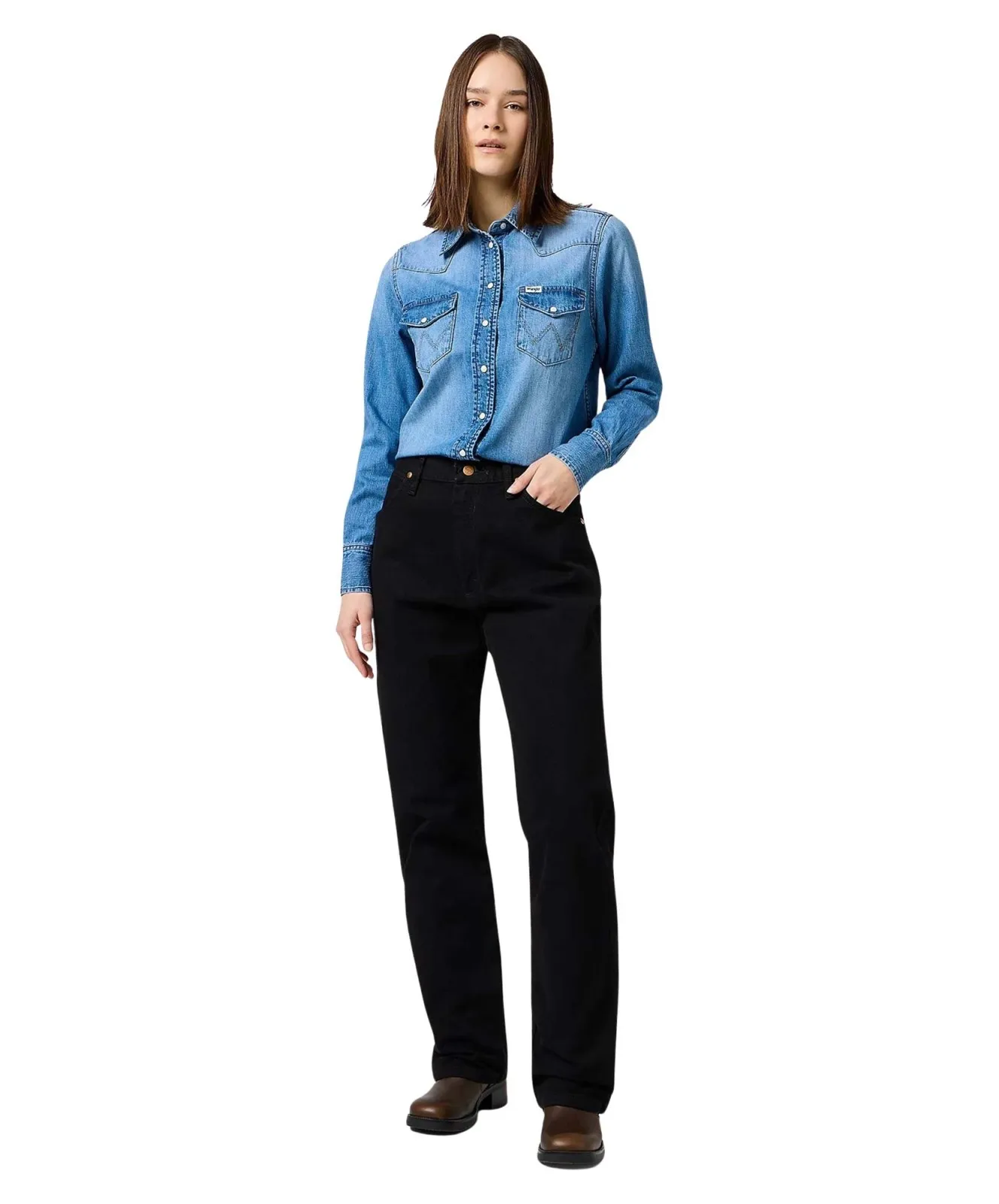 Herren Jeans 13MWZ von Wrangler in Shadow Black