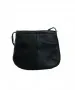 Pieces – Mini Tasche in Schwarz aus Leder - Hinten