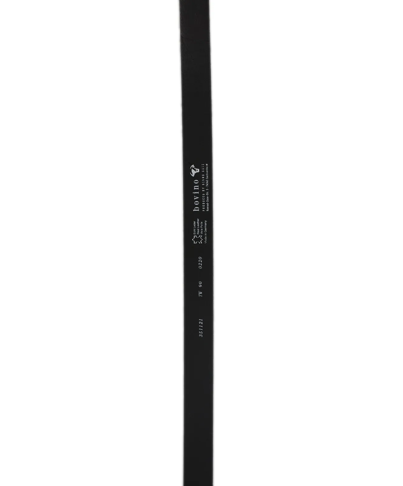 Herren Gürtel  3,5cm Basicleder Koppelg von Bernd Götz in Schwarz