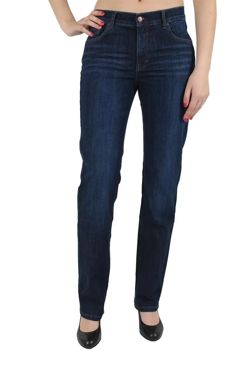 Angels Dolly Jeans Power Stretch in Dark Used Buffi