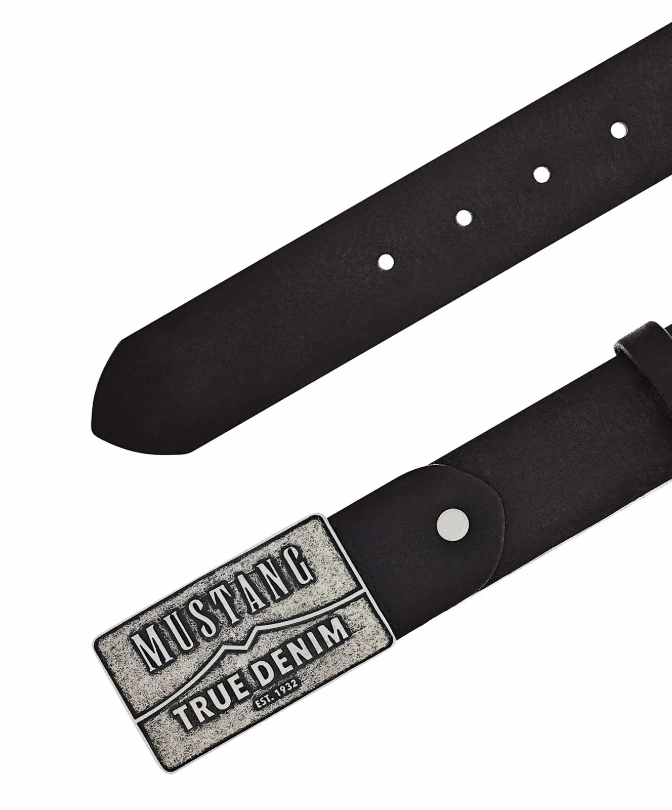 Herren Gürtel 40 mm Gürtel MG2170R17 von Mustang in Black