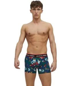 Jack & Jones Boxershorts Flower im 3er Pack