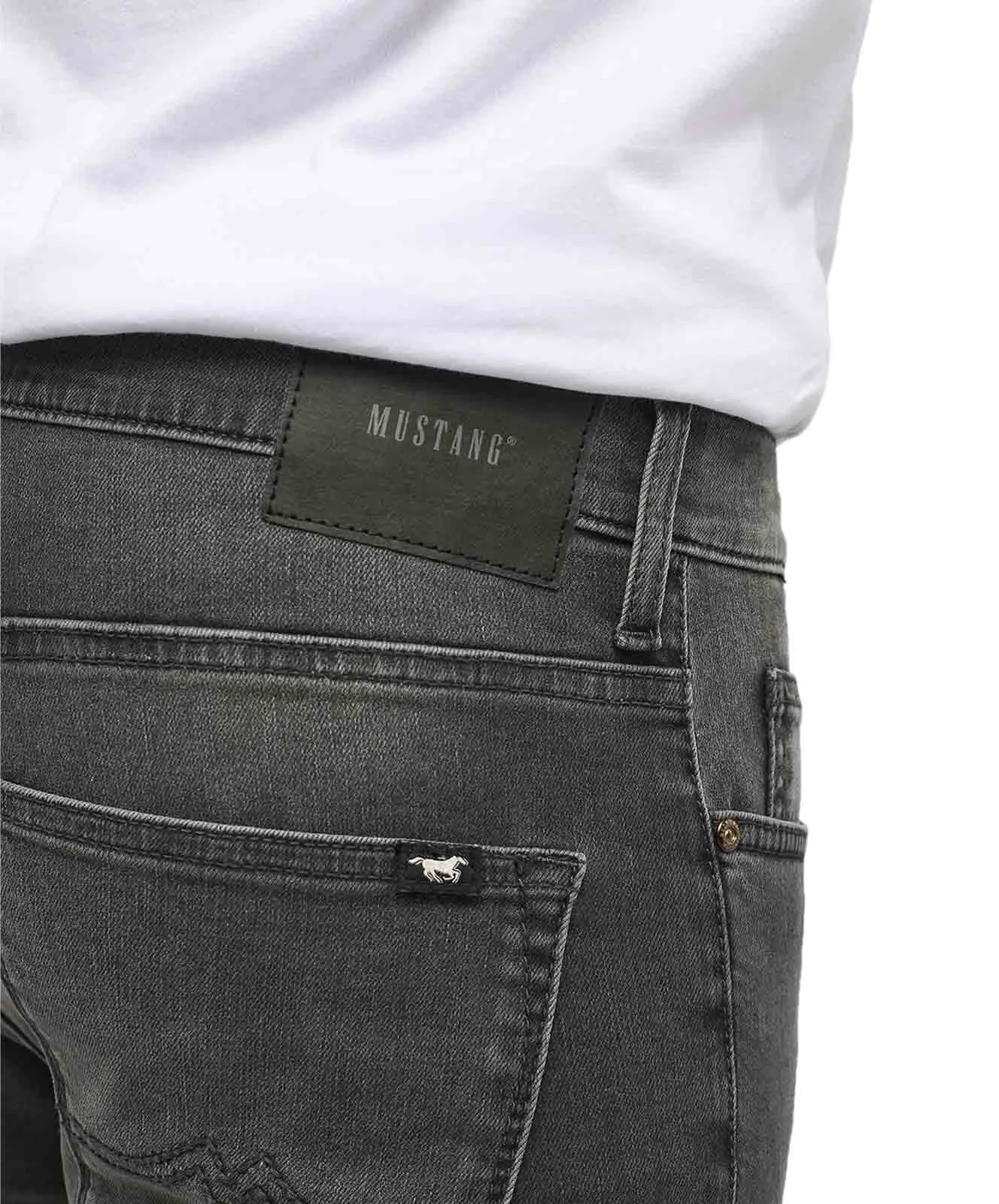 Herren Jeans Frisco Skinny von Mustang in Black